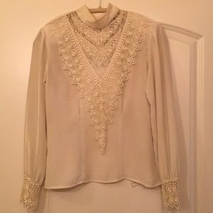 Vintage lace top